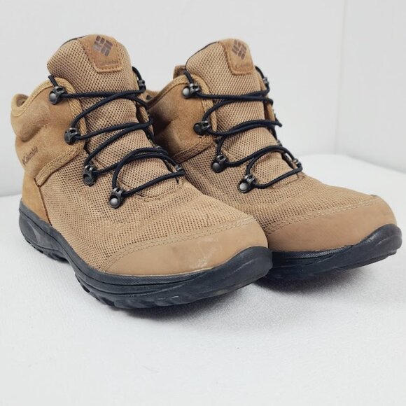 Columbia Women's Tan Fairbanks Leather Ankle Classic Trekking Shoes Size 6 - Picture 5 of 9